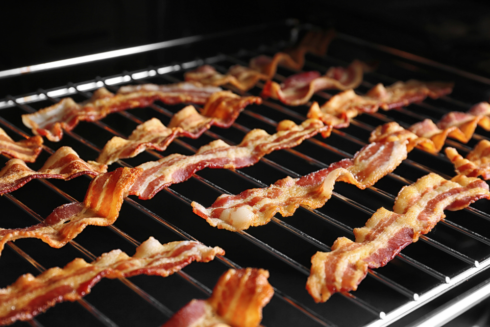 Tasty strips of bacon