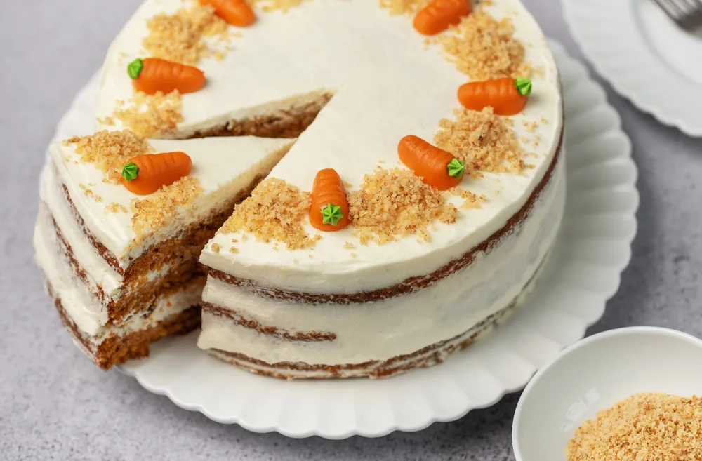 Homemade carrot cake