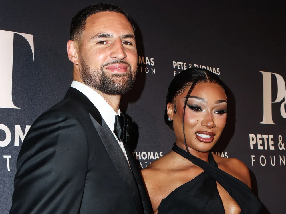 Klay Thompson and Megan Thee Stallion