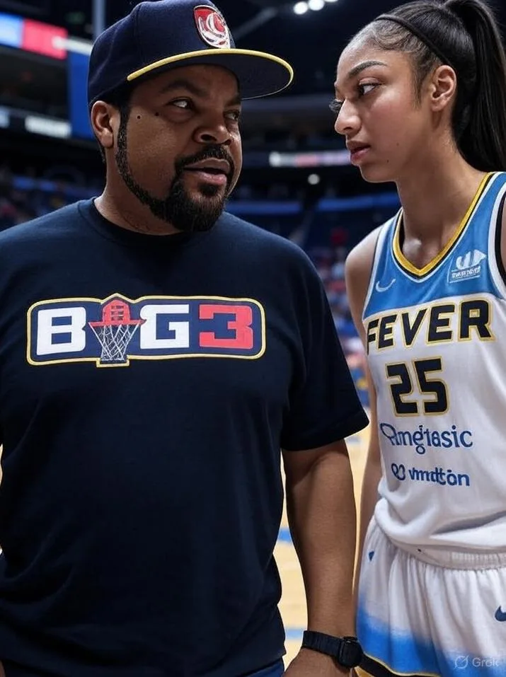 Ice Cube and Angel Reese - via GrokAI