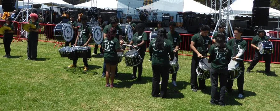 Inglewood High School Drumline: Photo Credit, Ricky Richardson