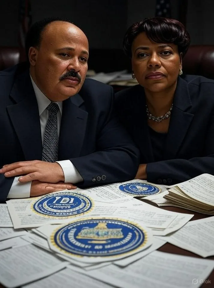 Martin Luther King lll and Bernice King - via Grok AI