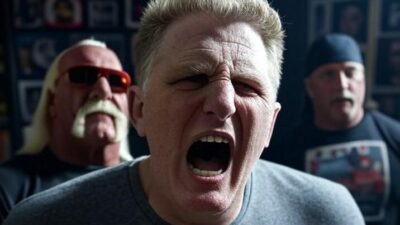 Michael Rapaport (Hulk Hogan in background) - via GrokAI
