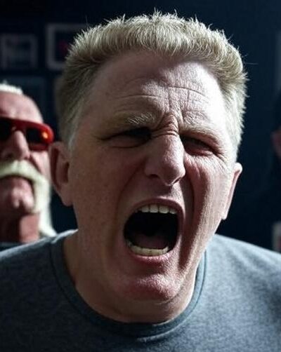 Michael Rapaport (Hulk Hogan in background) - via GrokAI
