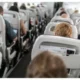 Passengers on commercial airplane