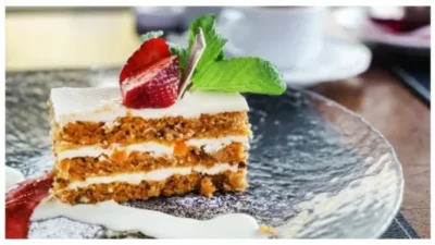 Homemade carrot cake