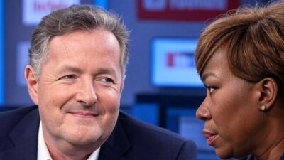 Piers Morgan and Joy Reid - via GrokAI