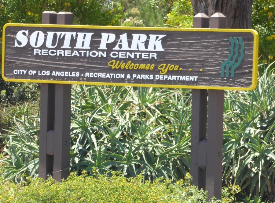 South Park Recreation Center Signage: Photo Credit, Ricky Richardson