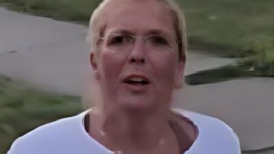 Susan Rice shouting at a family before going on their porch and punching a 16-year-old boy / screenshot