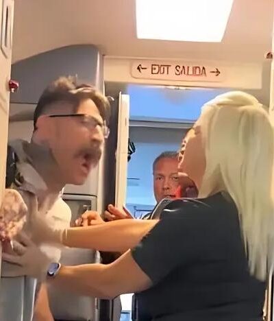 Tex Johnson and Flt Attendant - screenshot