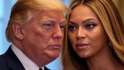 Trump & Beyonc&eacute; - via GrokAI