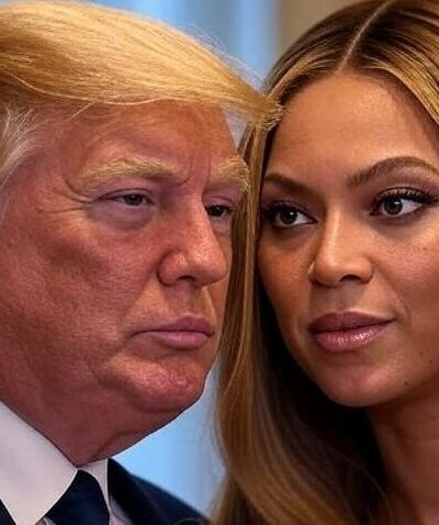 Trump & Beyonc&eacute; - via GrokAI