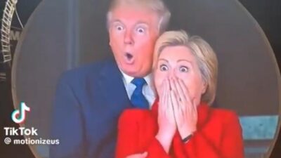 Trump and Hillary Coldplay MEME - screenshot
