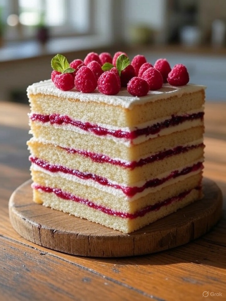 honey lemon layer cake