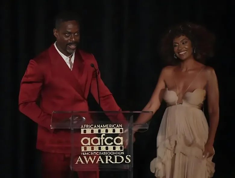 2025 AAFCA TV Honors (Sterling K Brown and Ryan Michelle Bathe) - screenshot