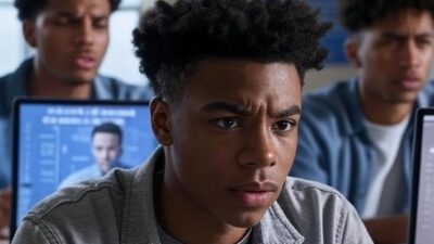African American Male Students - Via GrokAI