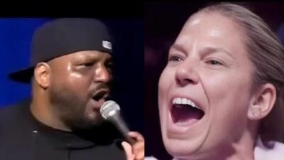 Aires Spears and Female MAGA Heckler - screenshot