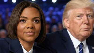 Candace Owens and Donald Trump - via GrokAI