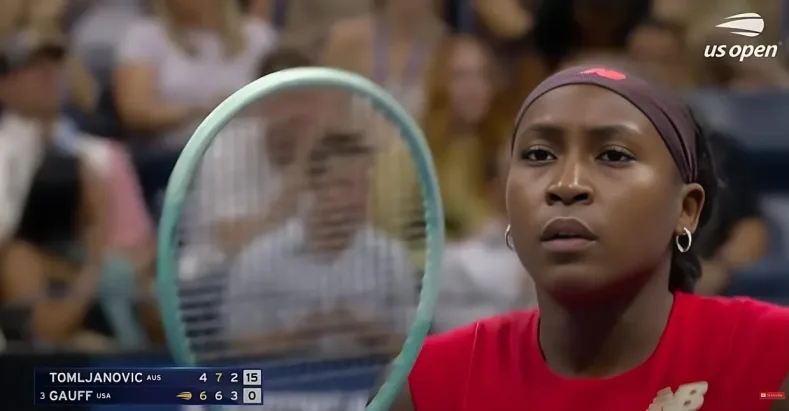 Coco Gauf (2025 US Open) - screenshot