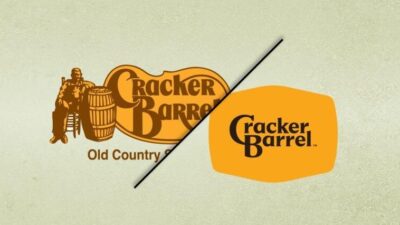 Cracker Barrel (old & new) logos