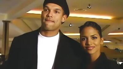 David Justice and Halle Berry - screenshot