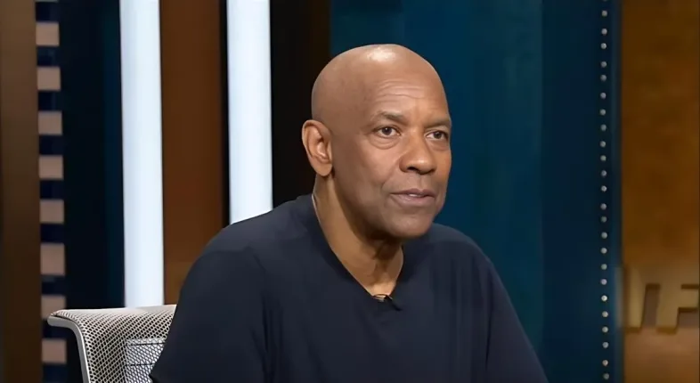 Denzel on First Take - screenshot