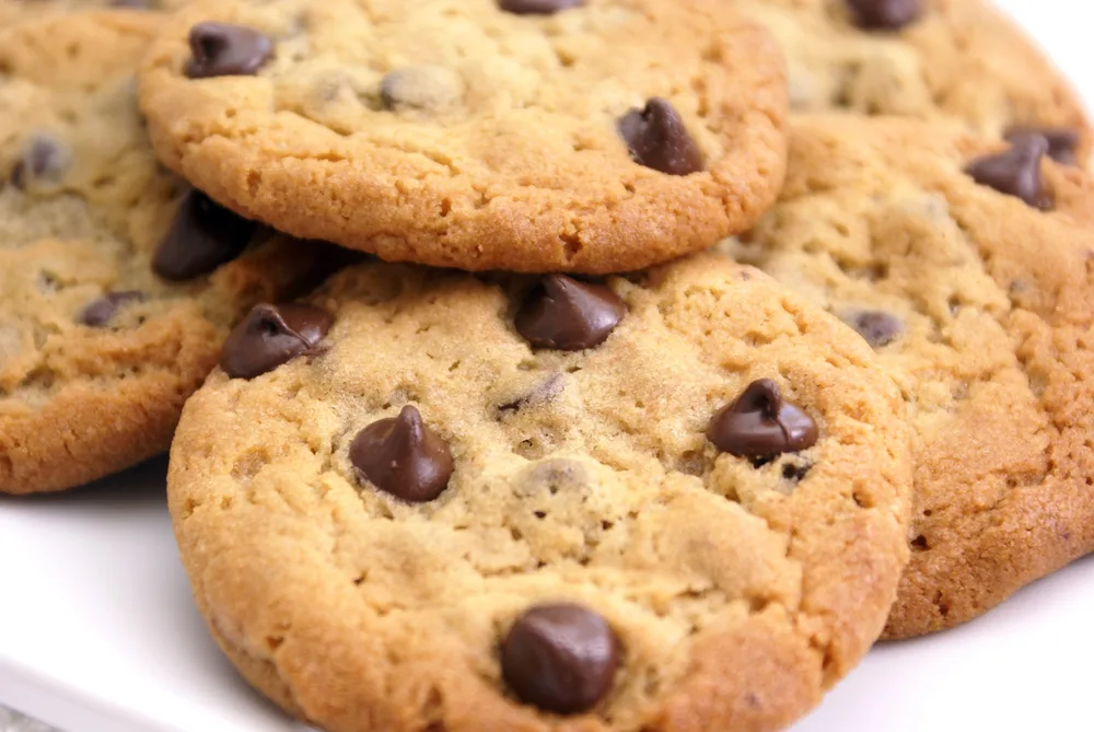 close up on Chocolate Chip Cookies