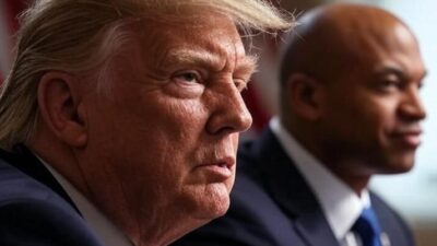 Donald Trump and Wes Moore - via GrokAI