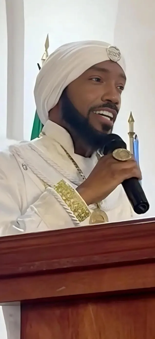 Dr King YAHWEH speaking at The Youth Summit on Peace Sustainable Future in Mexico City