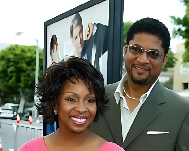 Gladys Knight and her husband, William McDowell, who is accused of elder abuse by her son.  - screenshot