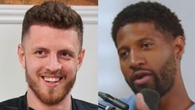 Isaiah Hartenstein and Paul George - via Instagram