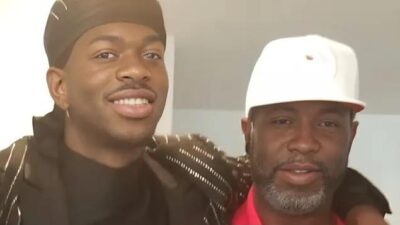 Lil Nas X and father Robert Stafford - via Instagram