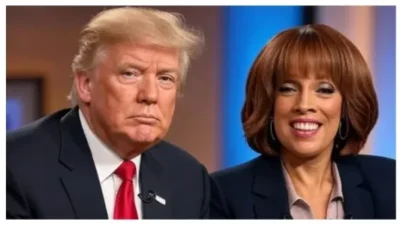 Donald Trump and Gayle King