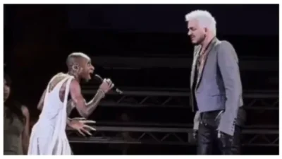 Cynthia Erivo as Jesus in Hollywood Bowl&rsquo;s Jesus Christ Superstar and Adam Lambert as Judas.