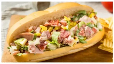 Homemade Chopped Italian Sub Sandwich