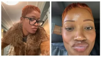 Keke Palmer debuts pixie haircut