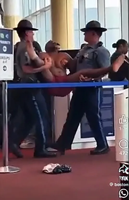 Naked Man’s Shocking Display Disrupts JetBlue Terminal at Boston Logan Airport