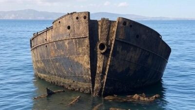 Shipwreck from WWII Battle off Guadalcanal - via GrokAI