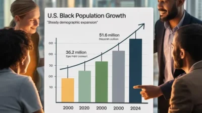 USA Black Population Growth - via EURai