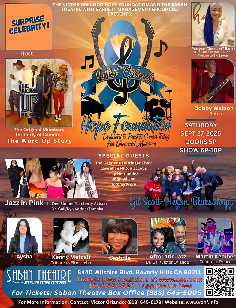 Victor Orlando - Hope Foundation poster