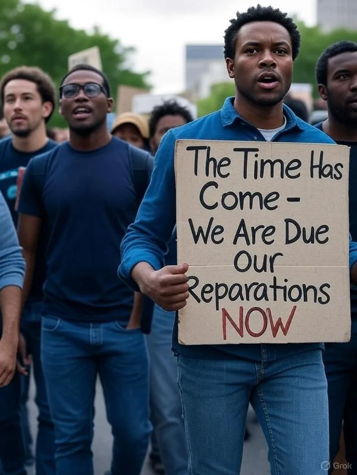 We Are Due Our Reparations Now - via GrokAI