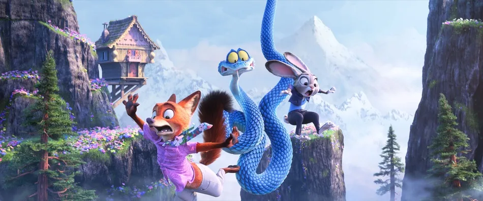UNRAVELED &ndash; In Walt Disney Animation Studios&rsquo; &ldquo;Zootopia 2,&rdquo; rookie cops Judy Hopps (voice of Ginnifer Goodwin) and Nick Wilde (voice of Jason Bateman), who find themselves unraveling a mystery alongside a snake called Gary De&rsquo;Snake (voice of Ke Huy Quan). From the Oscar-winning team of Disney Animation chief creative officer Jared Bush and Byron Howard (directors) and Yvett Merino (producer), &ldquo;Zootopia 2&rdquo; releases in theaters Nov. 26, 2025. &copy; 2025 Disney Enterprises, Inc. All Rights Reserved.