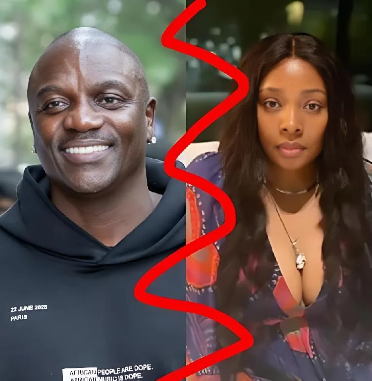 Akon and Tomeka Thiam (split)