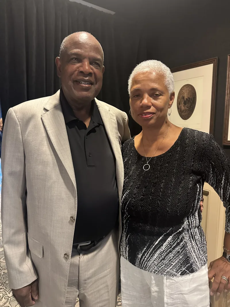 Dr Archie Hearne and Wife Garbo Hearne, owner of the medical facility, Hearne Fine Arts Gallery and bookstore