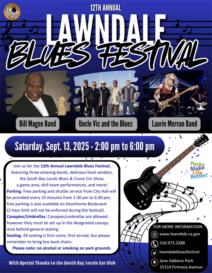 Lawndale Blues Festival flyer, Courtesy Photo