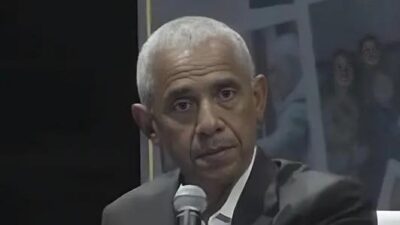 Barack Obama in Erie (speaking on political violence) - screenshot