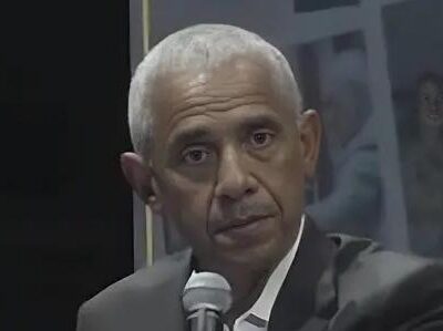 Barack Obama in Erie (speaking on political violence) - screenshot