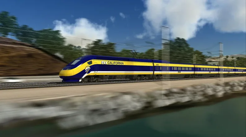California High-Speed Rail Train (artist rendering)