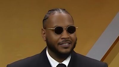 Carmelo Anthony HOF speech - screenshot