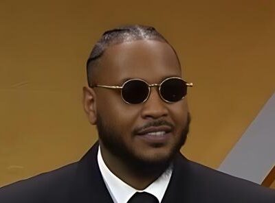 Carmelo Anthony HOF speech - screenshot